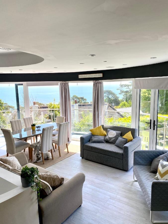 One Of The Best Properties In Lyme! Breathtaking Views Across The Whole Bay. 3 Stories With 2 Tier Veranda Around The Property. Sleeps 6 Lyme Regis Dış mekan fotoğraf